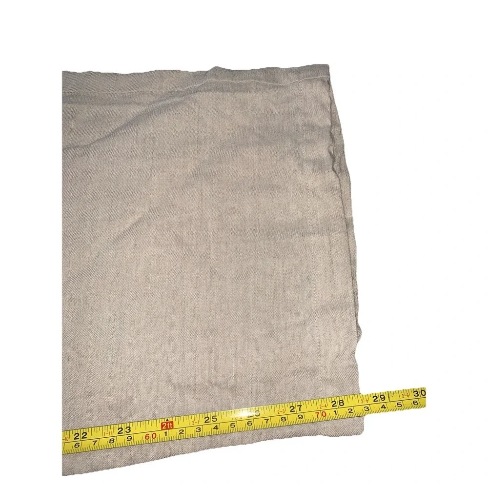 Havana Shirt Co Pants Men XL Beige Linen Blend Beach Casual Drawstring Inseam 29